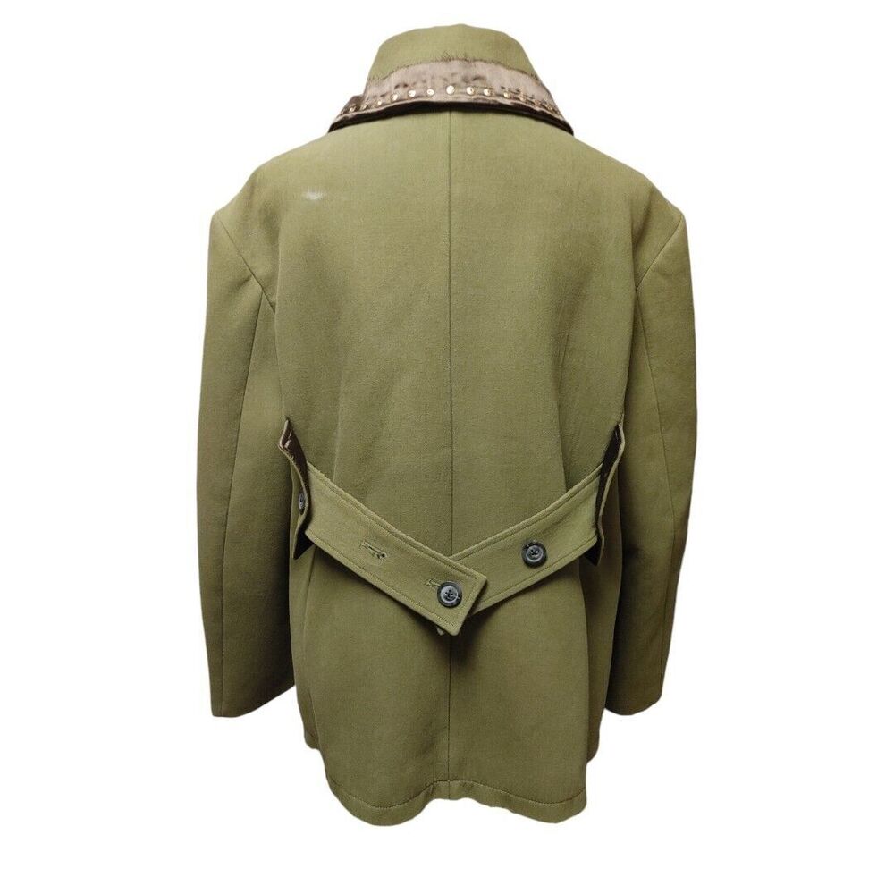 Military Double Breasted Coat by Realzz Official Sz L - Picture 4 of 12